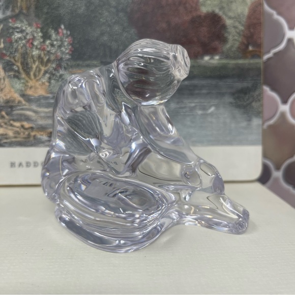 Towle Full Lead‎ Crystal - Contemporary - Woman with Bun - Paperweight - Picture 1 of 10
